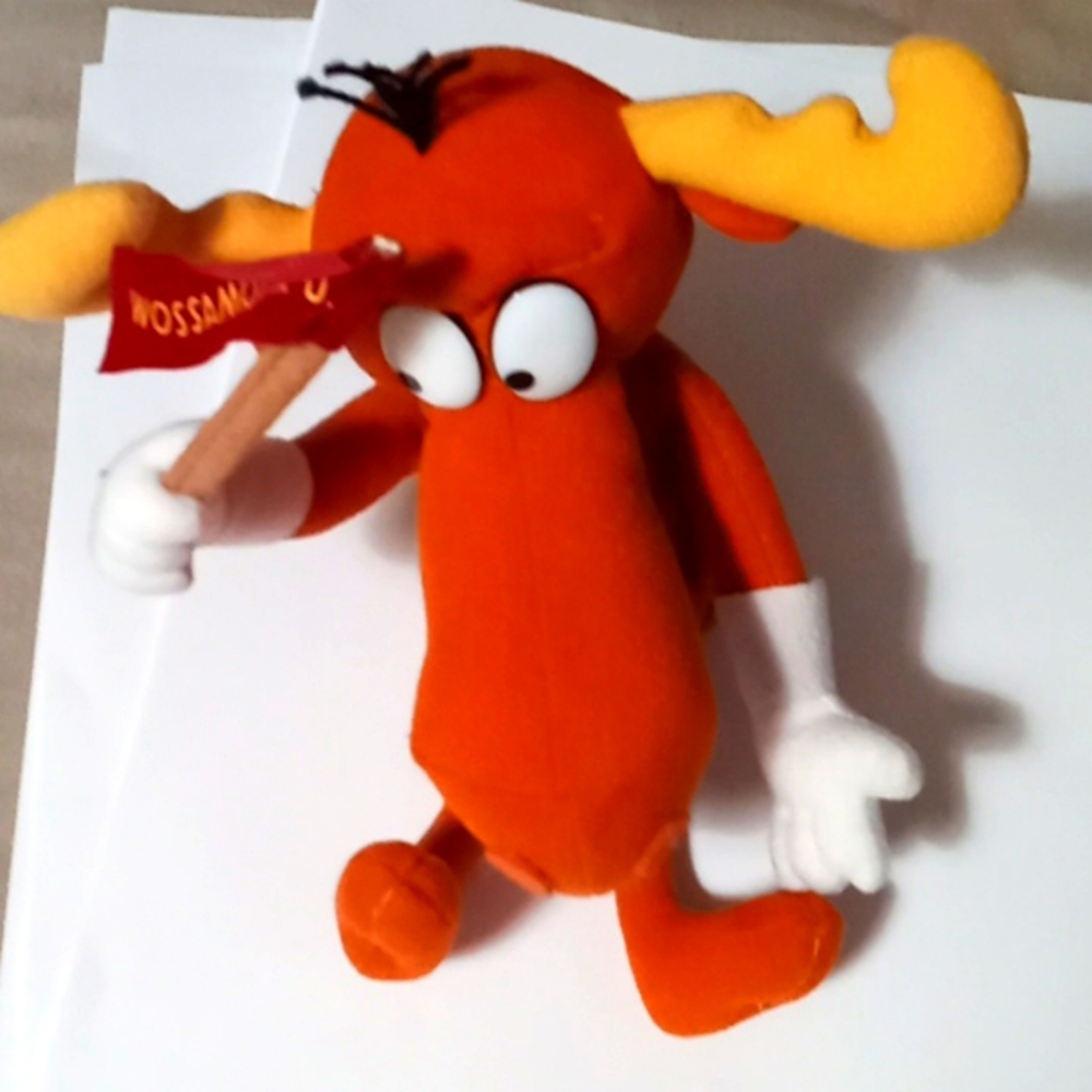 Vintage 1999 Bullwinkle Stuffins 9" Plush